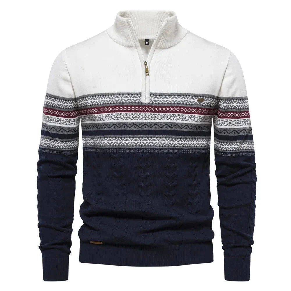 Jay™ - Premium Wool High-Neck Jumper