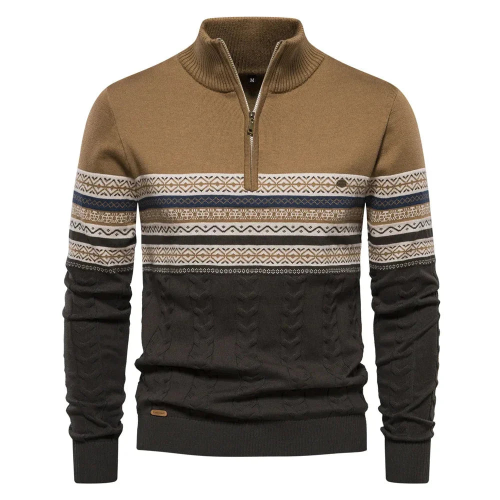 Jay™ - Premium Wool High-Neck Jumper