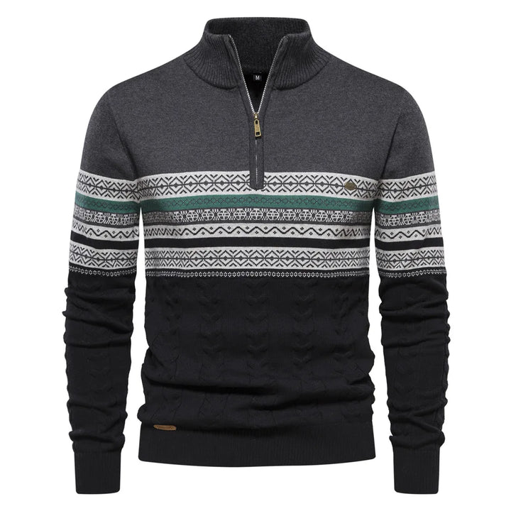 Jay™ - Premium Wool High-Neck Jumper