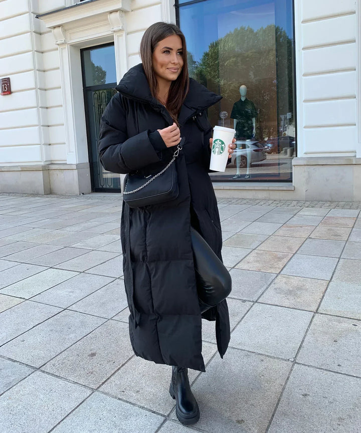 Wendy™ - Longline Belted Puffer Coat