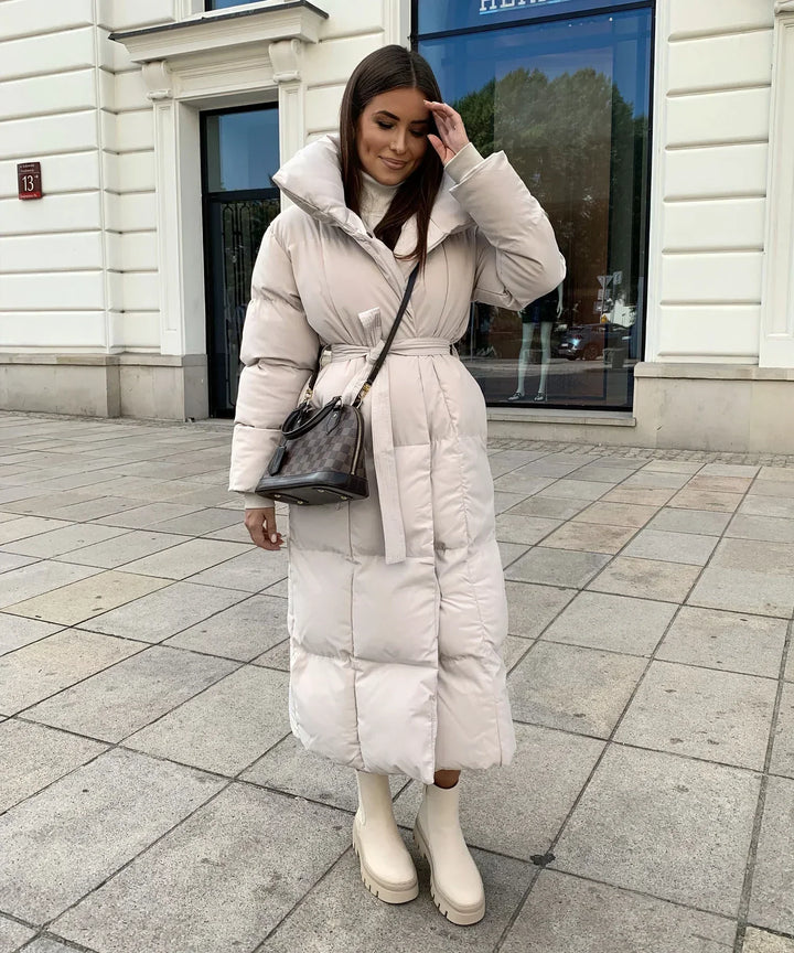 Wendy™ - Longline Belted Puffer Coat